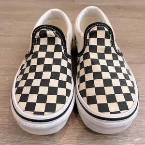 KIDS CHECKERBOARD SLIP-ON SHOE size 12